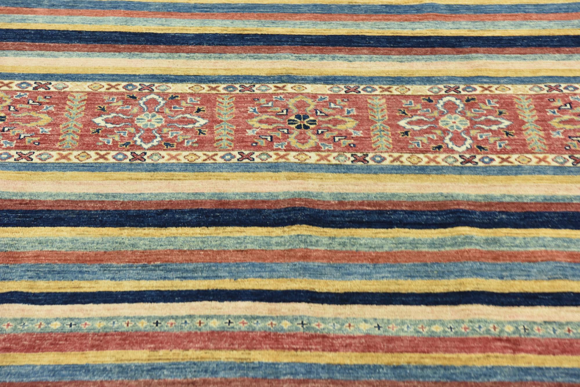 6' 8 x 9' 7 Hand Knotted Ariana Ziegler Wool Rug