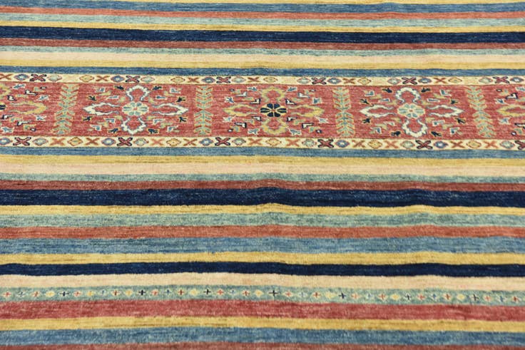 Detail image of 6' 8 x 9' 7 Hand Knotted Ariana Ziegler Wool Rug