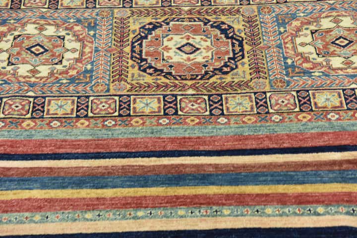 6' 8 x 9' 7 Hand Knotted Ariana Ziegler Wool Rug