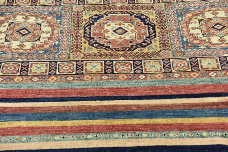 Detail image of 6' 8 x 9' 7 Hand Knotted Ariana Ziegler Wool Rug