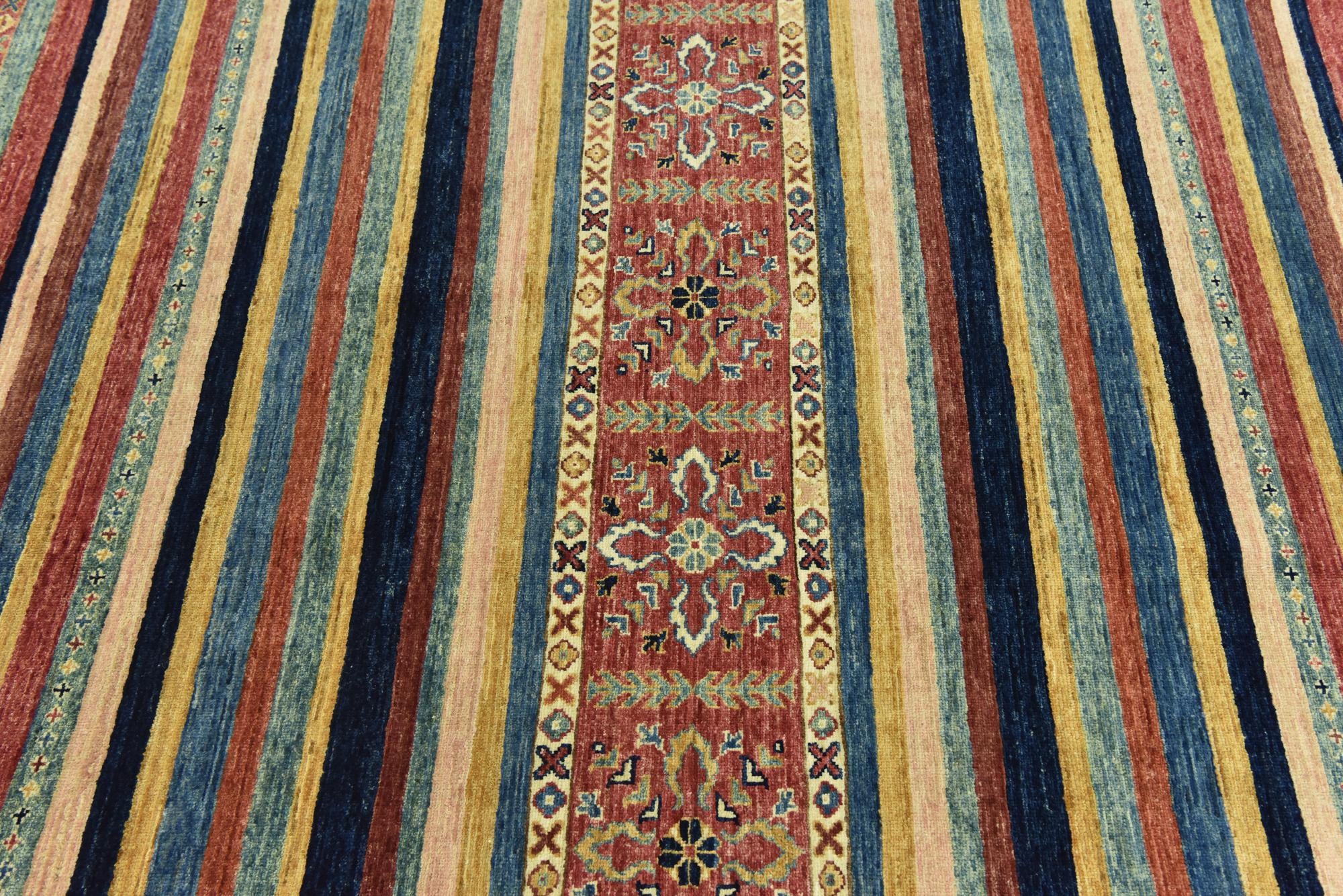 6' 8 x 9' 7 Hand Knotted Ariana Ziegler Wool Rug
