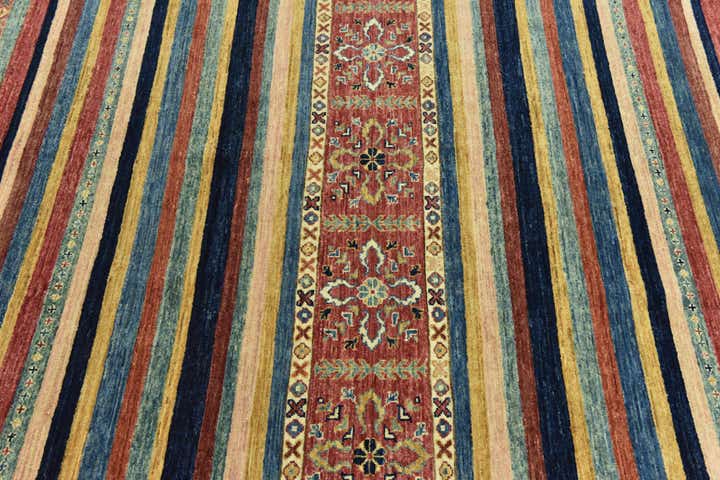 6' 8 x 9' 7 Hand Knotted Ariana Ziegler Wool Rug