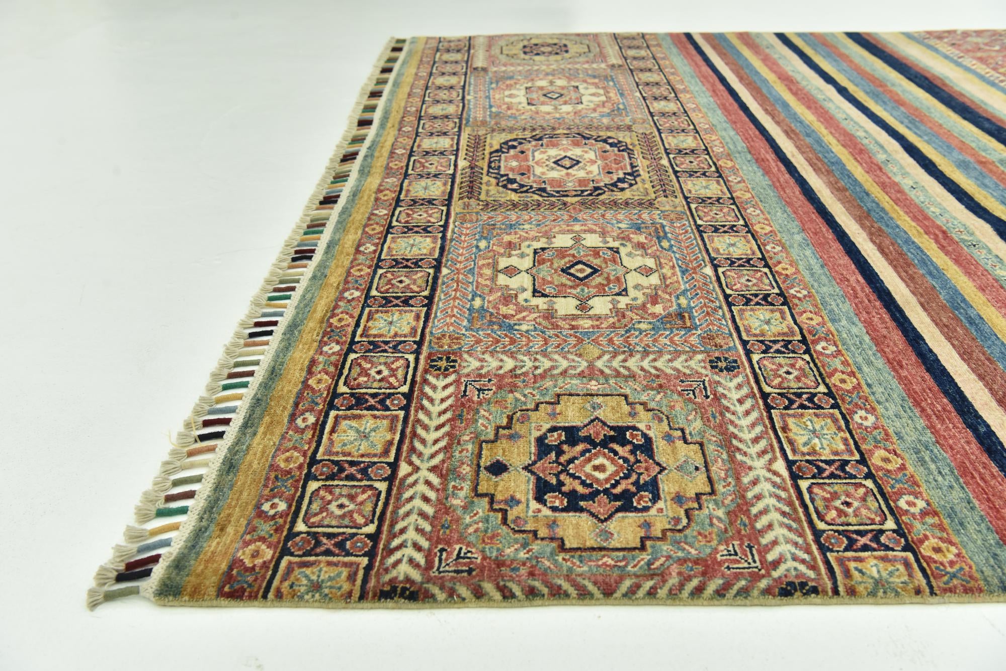 6' 8 x 9' 7 Hand Knotted Ariana Ziegler Wool Rug