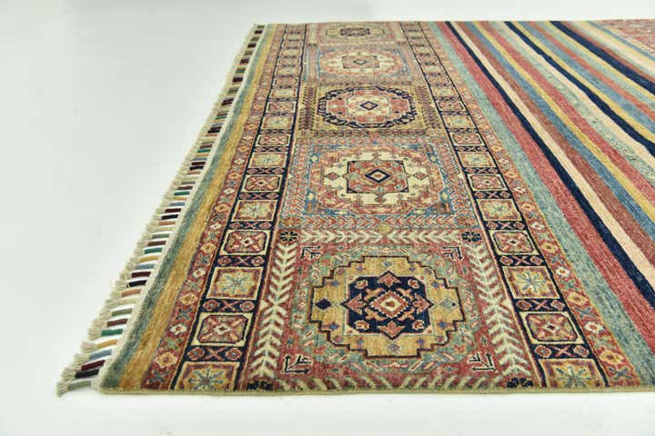6' 8 x 9' 7 Hand Knotted Ariana Ziegler Wool Rug