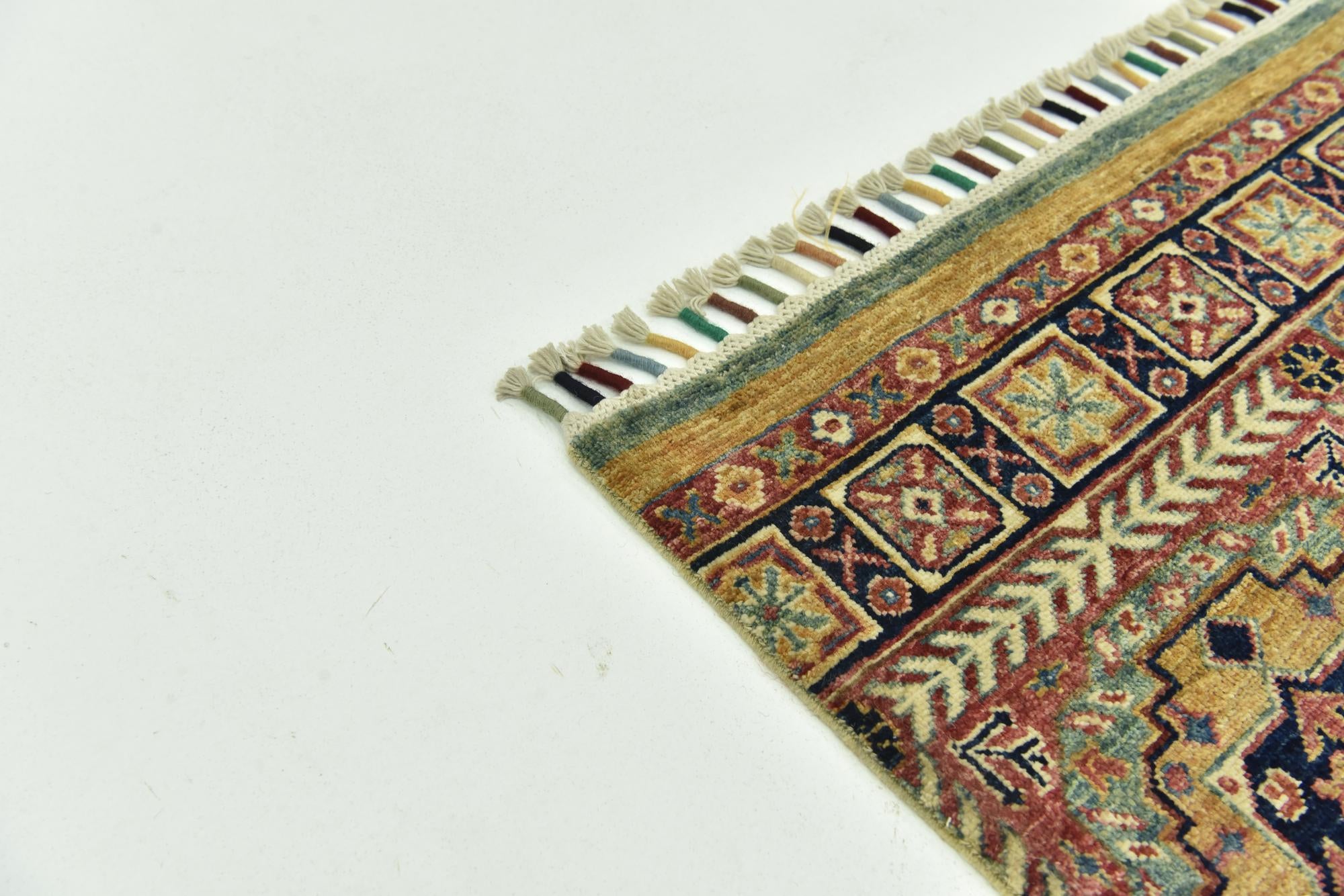 6' 8 x 9' 7 Hand Knotted Ariana Ziegler Wool Rug