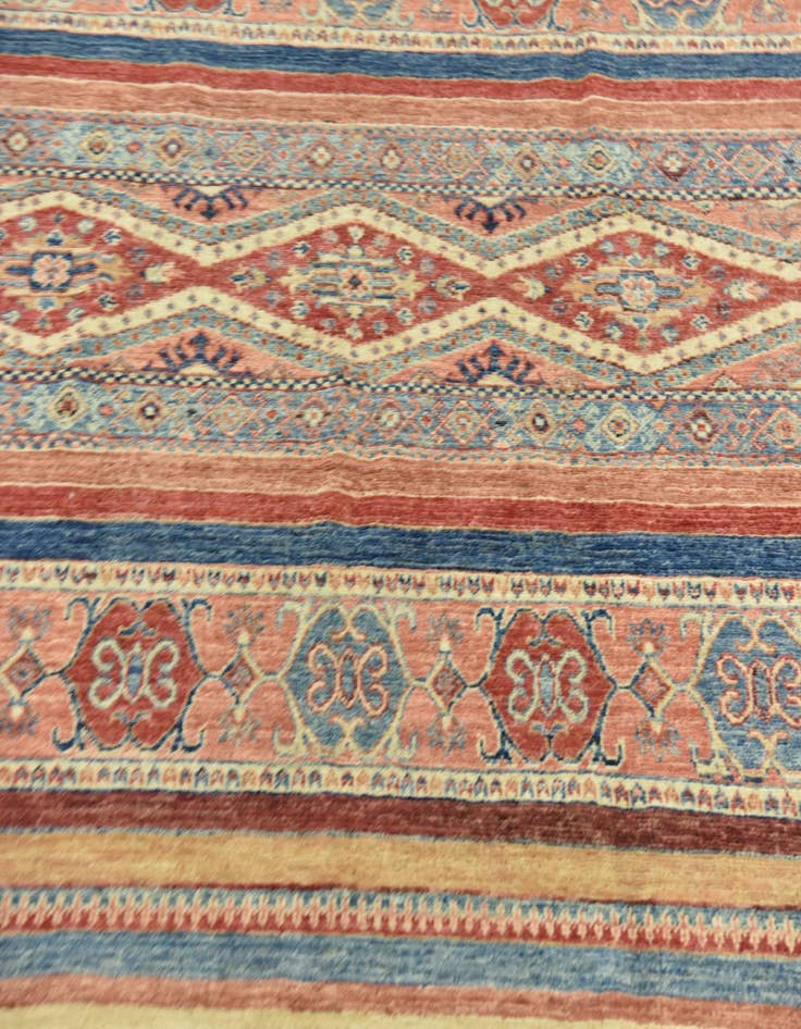 Detail image of 6' 7 x 9' 8  Hand Knotted Ariana Ziegler Wool Rug