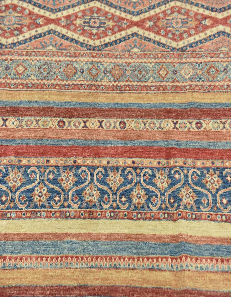 Detail image of 6' 7 x 9' 8  Hand Knotted Ariana Ziegler Wool Rug