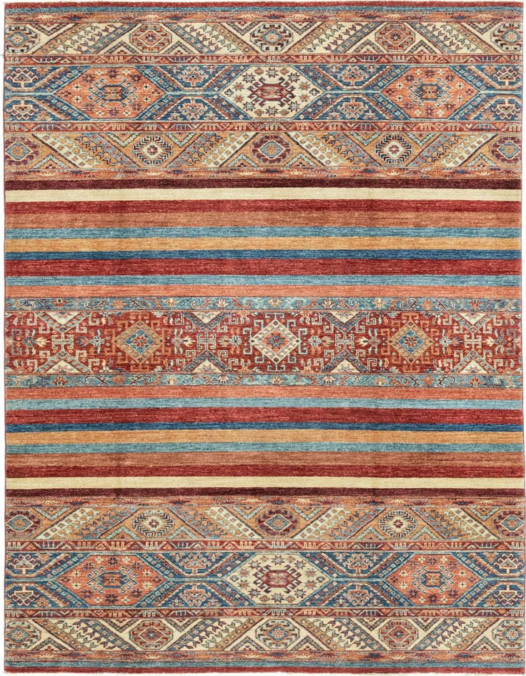 Detail image of 5' 6 x 8' 2 Hand Knotted Ariana Ziegler Rug