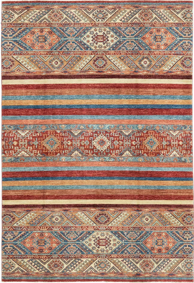 Detail image of 5' 6 x 8' 2 Hand Knotted Ariana Ziegler Rug