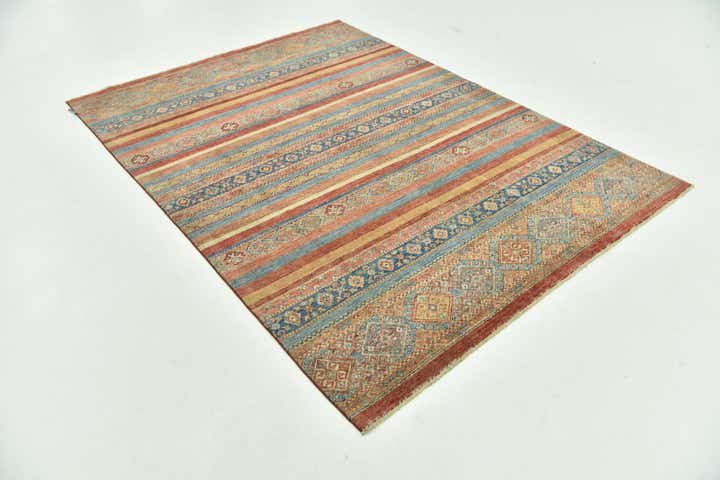 5' 6 x 7' 7 Hand Knotted Ariana Ziegler Rug