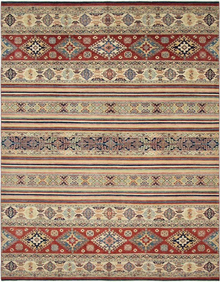 Detail image of 8' 9 x 13' 7 Hand Knotted Ariana Ziegler Rug