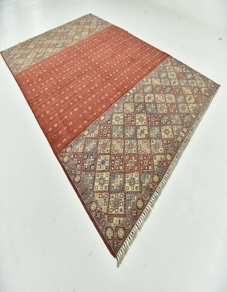 Detail image of 9' 9 x 14'  Hand Knotted Ariana Ziegler Rug