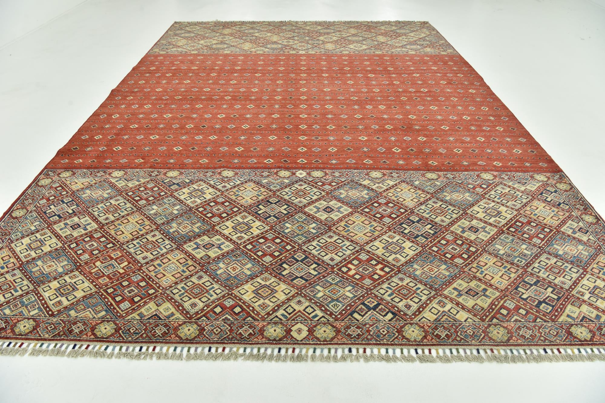 9' 9 x 14' Hand Knotted Ariana Ziegler Rug