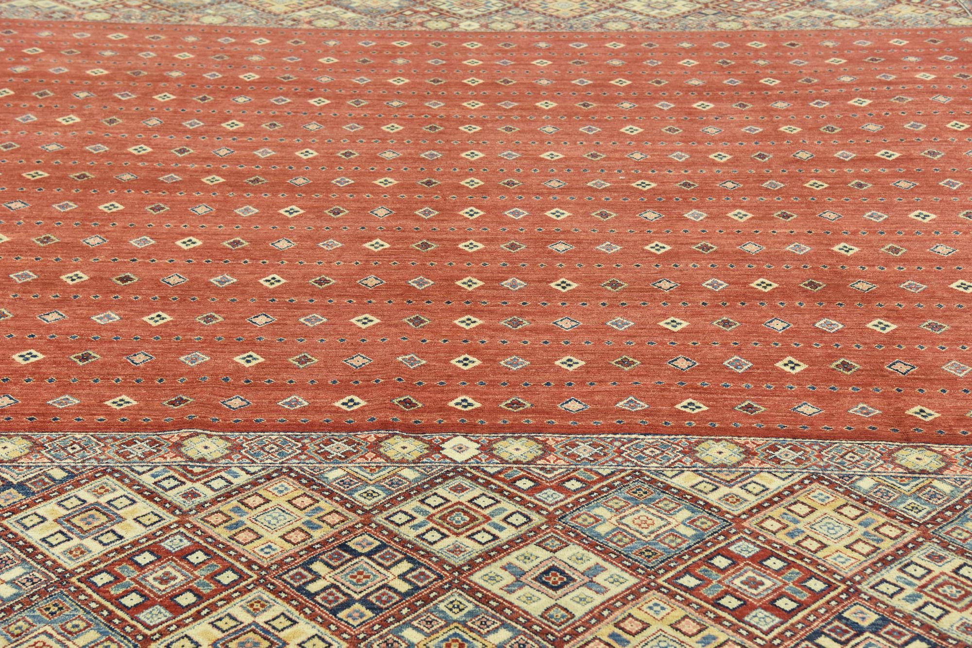 9' 9 x 14' Hand Knotted Ariana Ziegler Rug