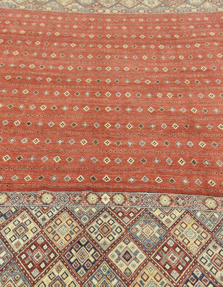 Detail image of 9' 9 x 14'  Hand Knotted Ariana Ziegler Rug