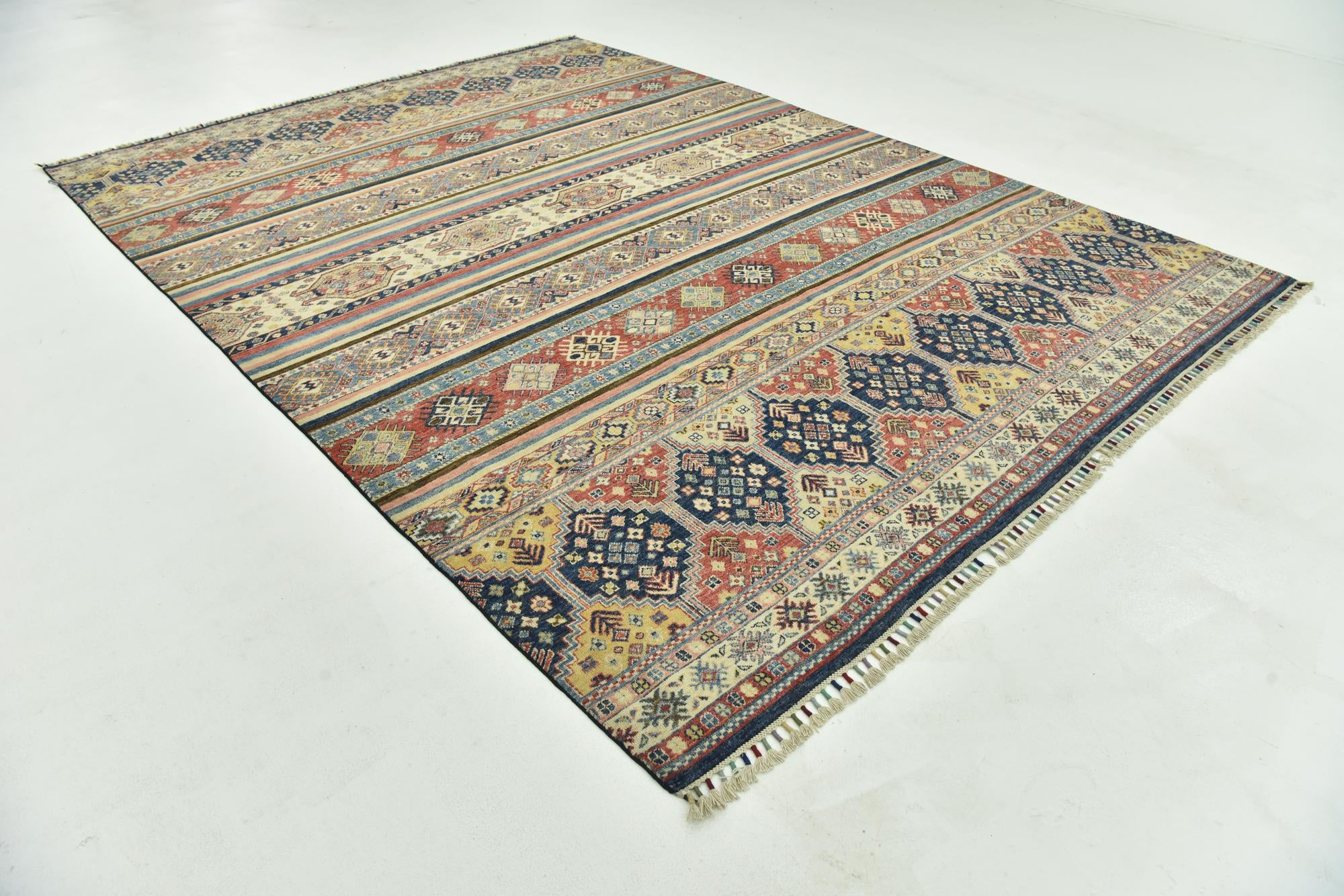 8' 7 x 12' Hand Knotted Ariana Ziegler Rug