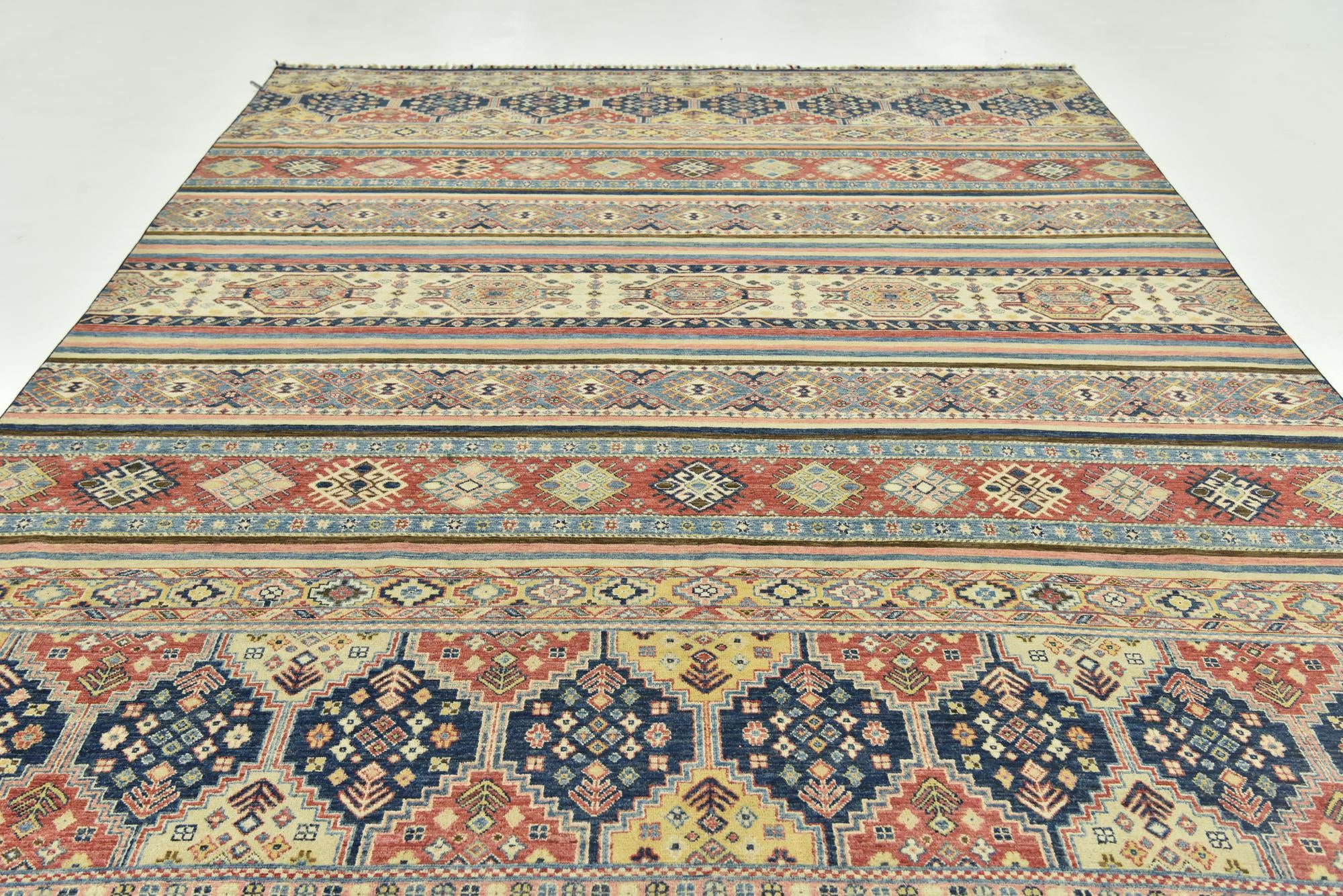 8' 7 x 12' Hand Knotted Ariana Ziegler Rug