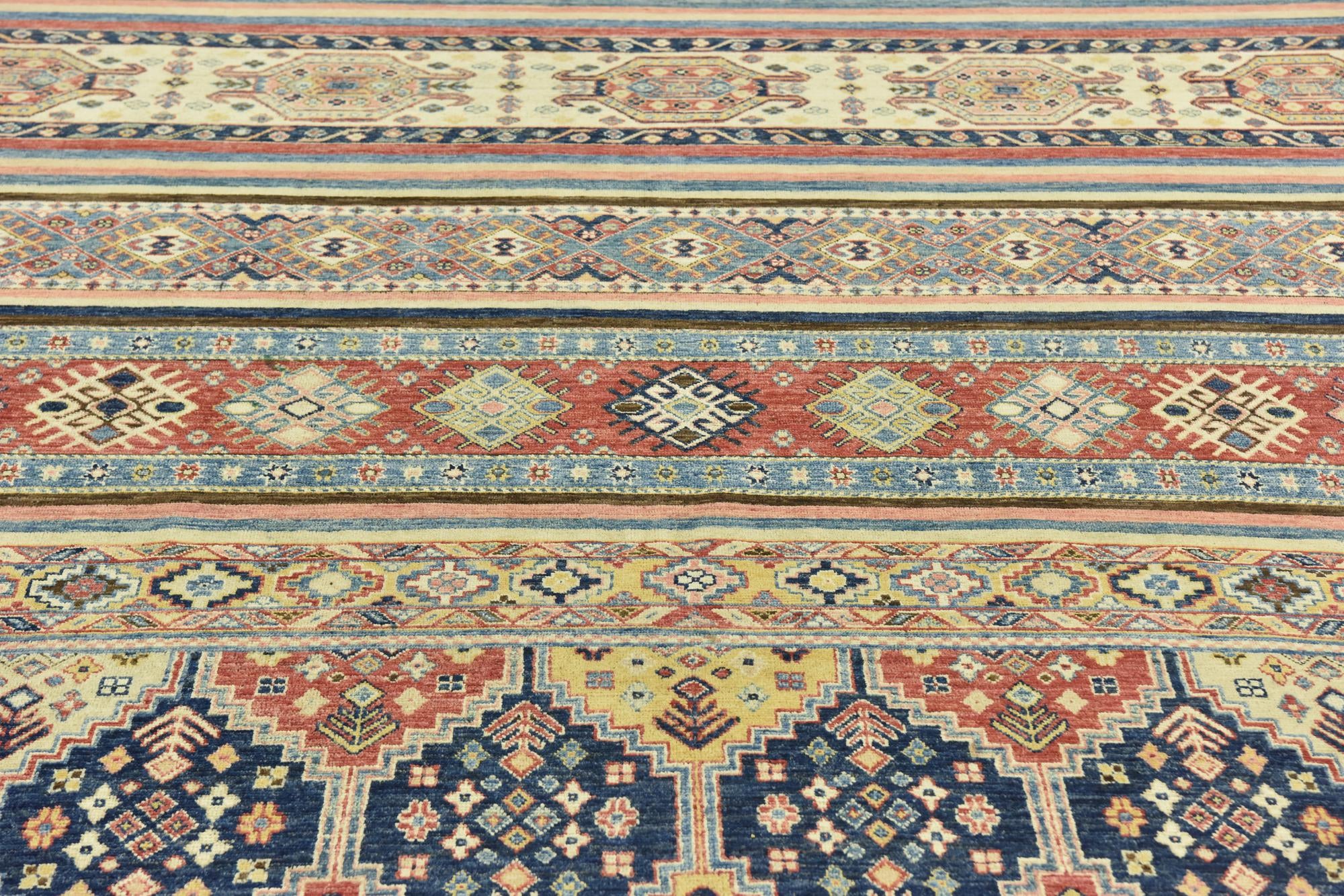 8' 7 x 12' Hand Knotted Ariana Ziegler Rug