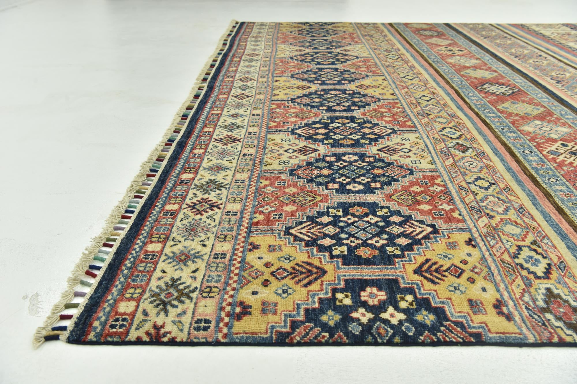 8' 7 x 12' Hand Knotted Ariana Ziegler Rug