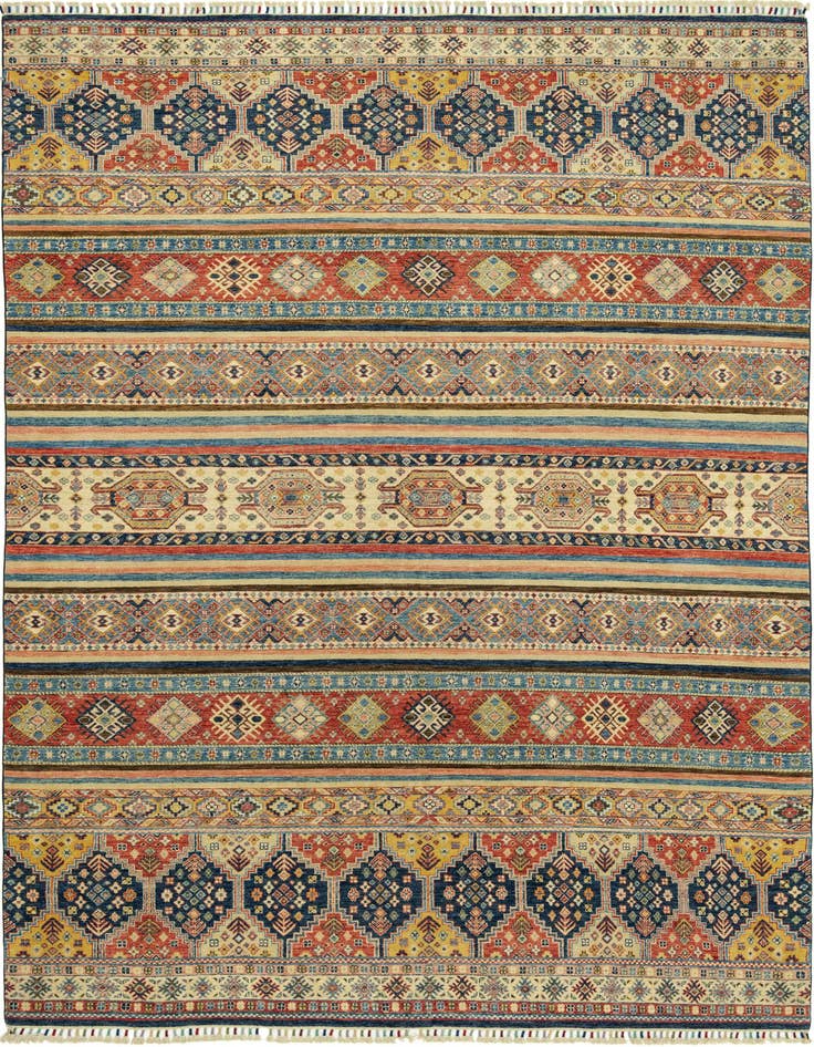 Detail image of 8' 7 x 12' Hand Knotted Ariana Ziegler Rug