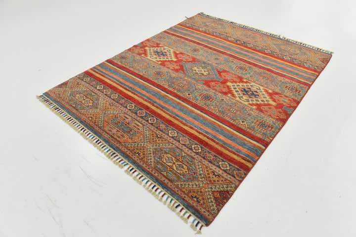 4' 11 x 6' 3 Hand Knotted Ariana Ziegler Rug