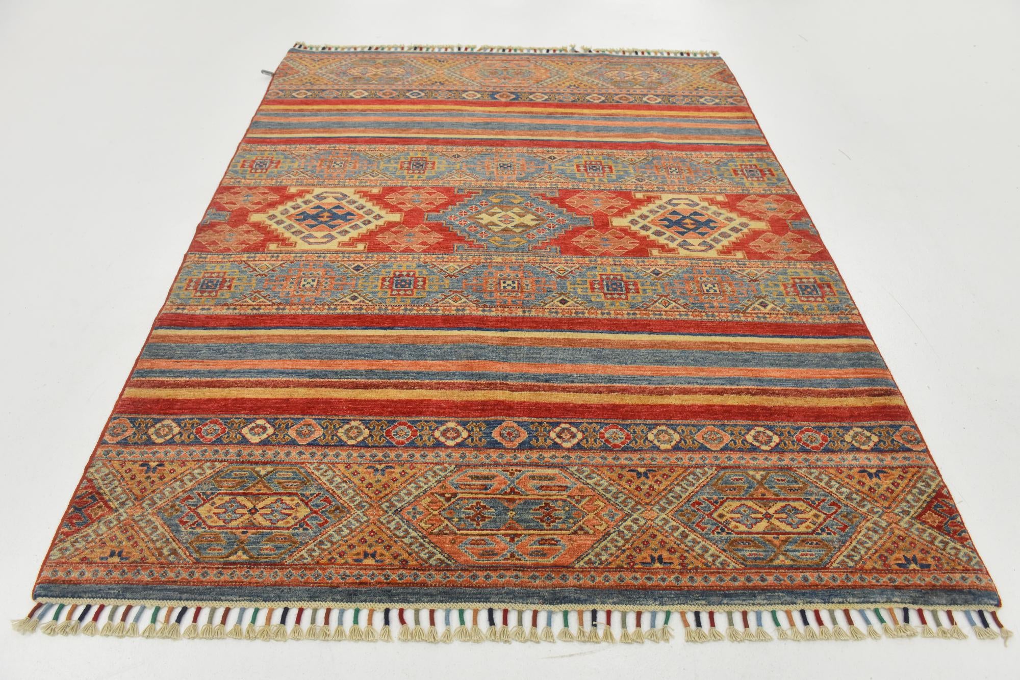 4' 11 x 6' 3 Hand Knotted Ariana Ziegler Rug