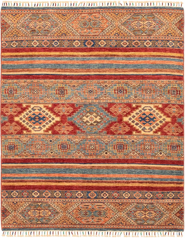 Detail image of 4' 11 x 6' 3 Hand Knotted Ariana Ziegler Rug