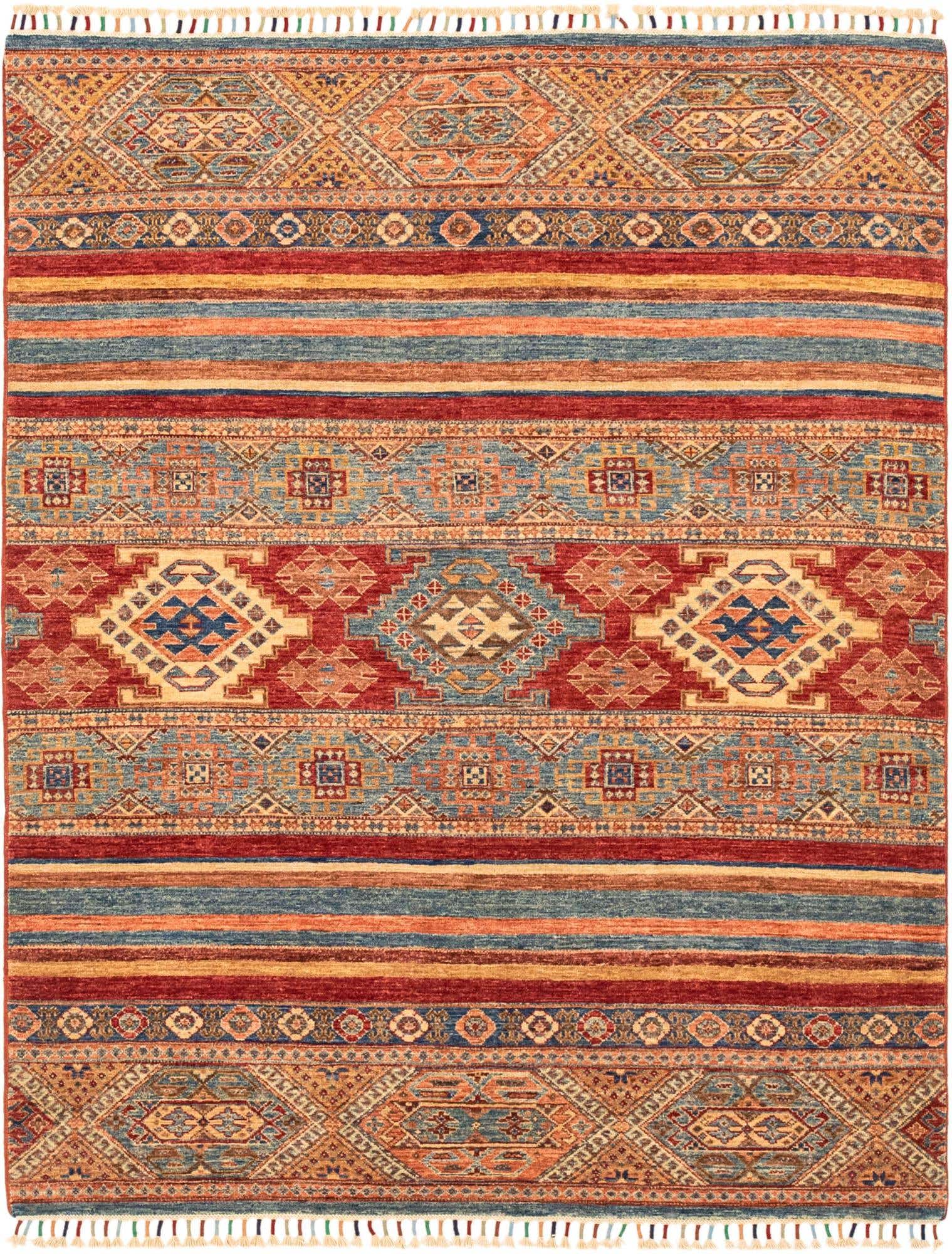 4' 11 x 6' 3 Hand Knotted Ariana Ziegler Rug