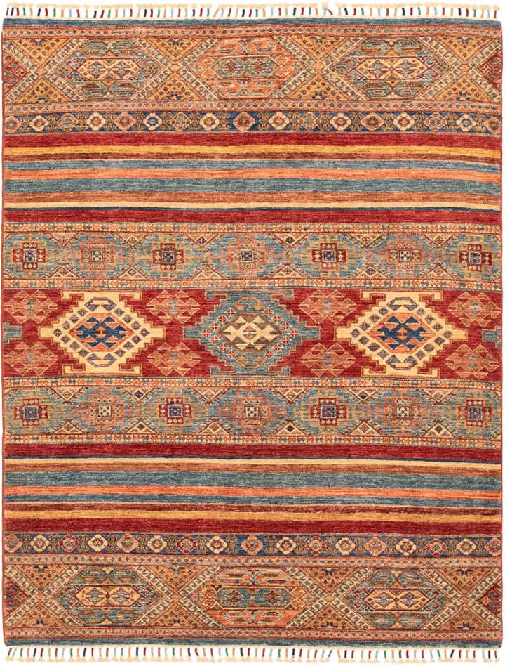 4' 11 x 6' 3 Hand Knotted Ariana Ziegler Rug