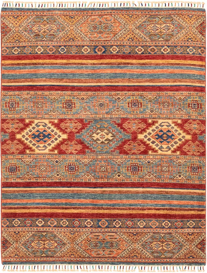 Detail image of 4' 11 x 6' 3 Hand Knotted Ariana Ziegler Rug