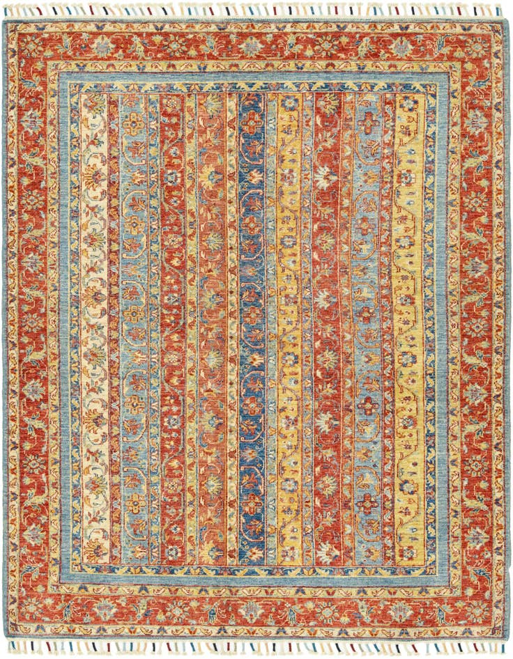 Detail image of 5' x 6' 3 Hand Knotted Ariana Ziegler Rug