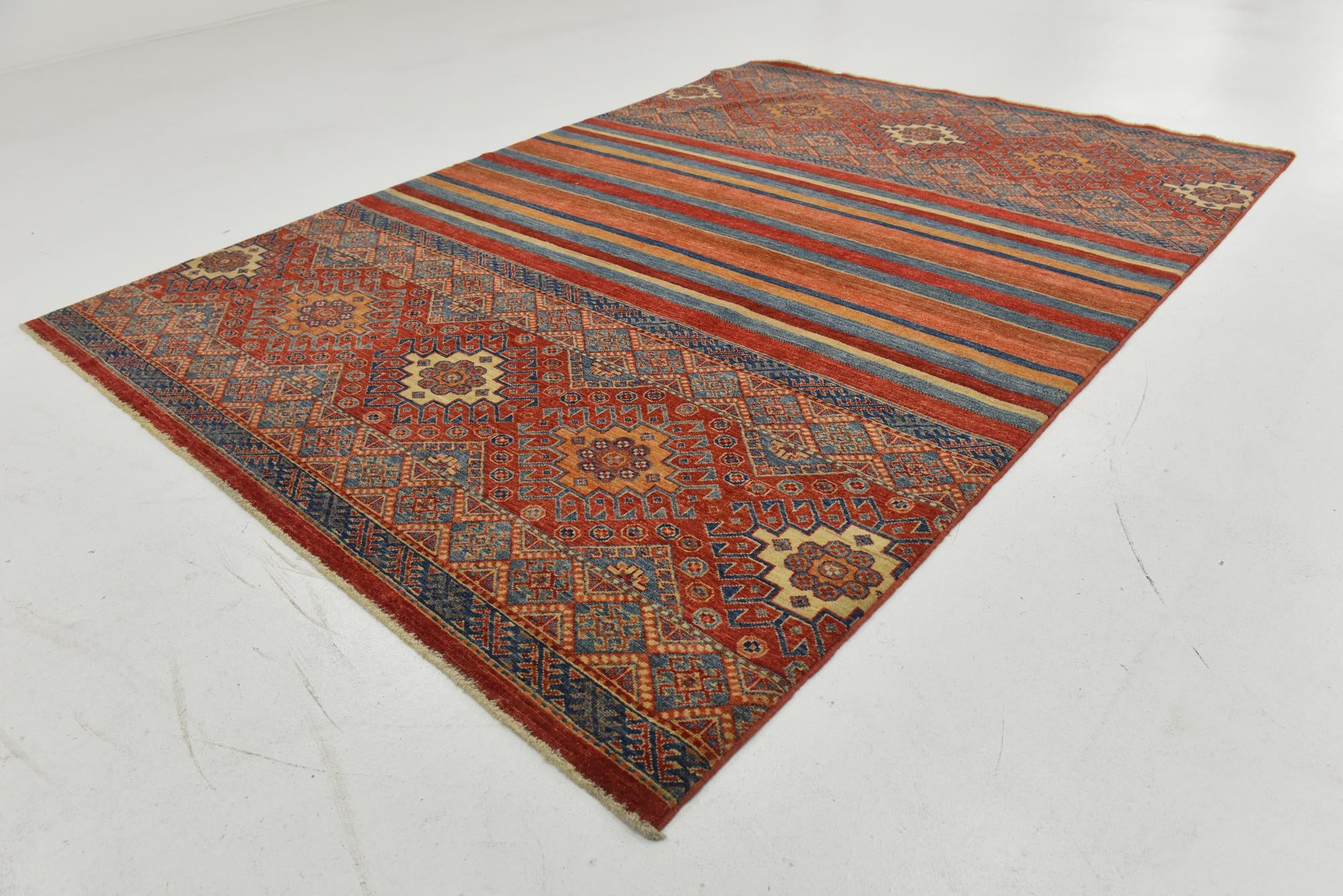 5' 8 x 7' 10 Hand Knotted Ariana Ziegler Rug