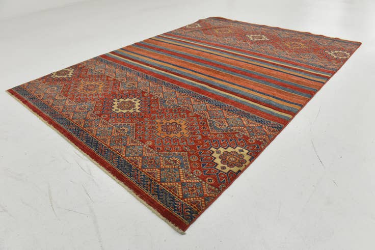 Detail image of 5' 8 x 7' 10 Hand Knotted Ariana Ziegler Rug