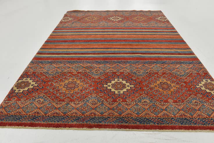 Detail image of 5' 8 x 7' 10 Hand Knotted Ariana Ziegler Rug