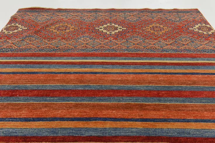 Detail image of 5' 8 x 7' 10 Hand Knotted Ariana Ziegler Rug