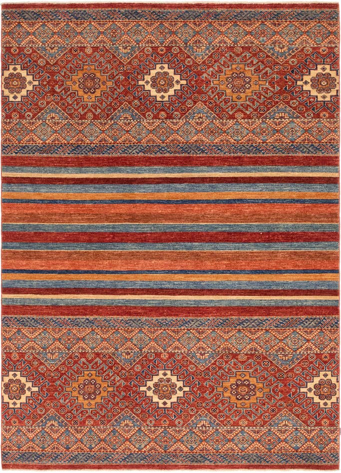Detail image of 5' 8 x 7' 10 Hand Knotted Ariana Ziegler Rug