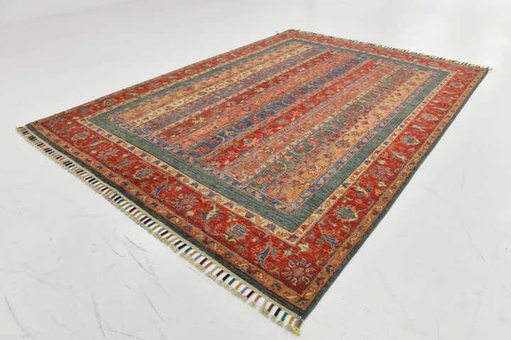 5' 8 x 8' Hand Knotted Ariana Ziegler Rug