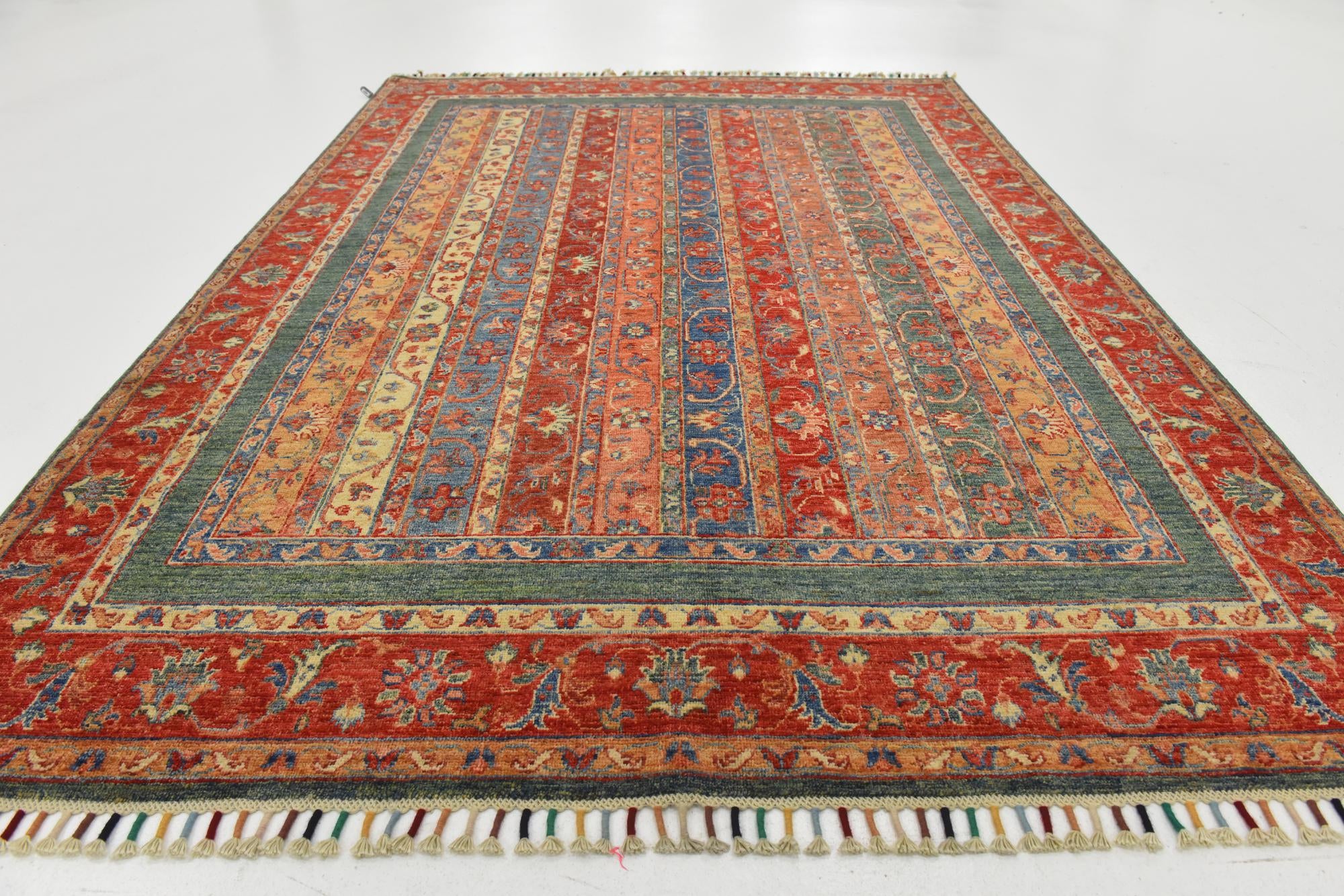 5' 8 x 8' Hand Knotted Ariana Ziegler Rug