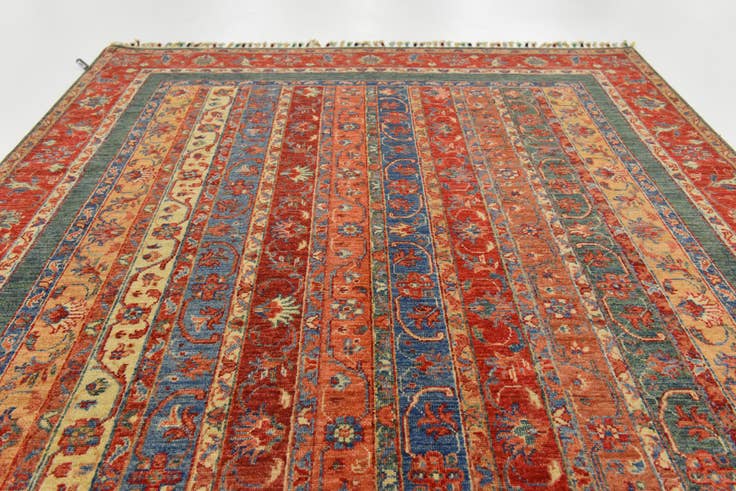 Detail image of 5' 8 x 8' Hand Knotted Ariana Ziegler Rug