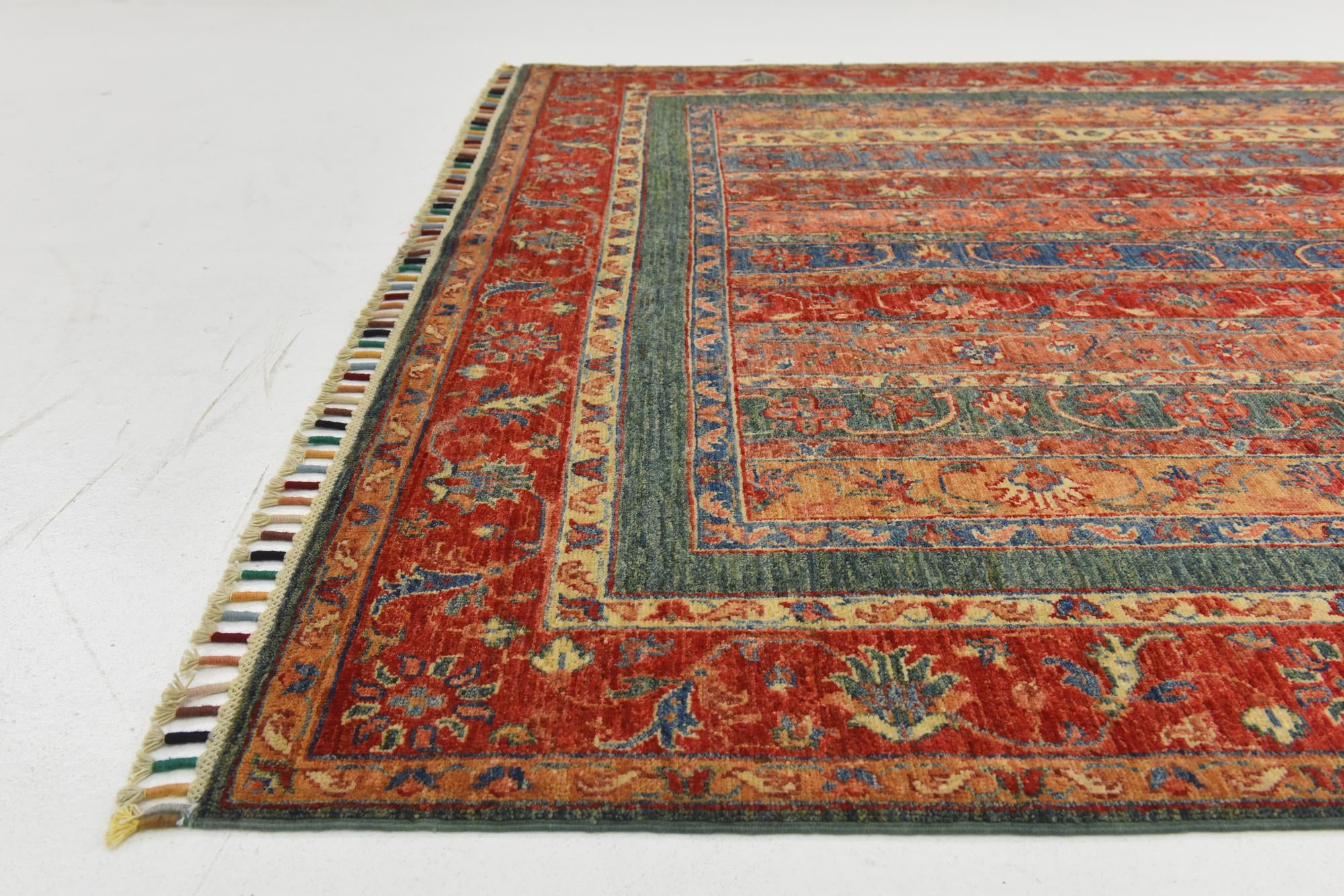 5' 8 x 8' Hand Knotted Ariana Ziegler Rug