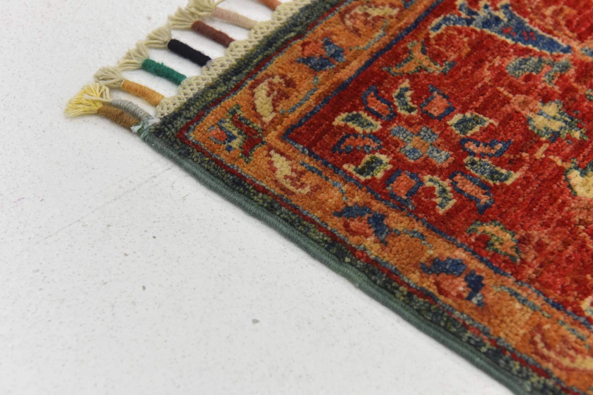 5' 8 x 8' Hand Knotted Ariana Ziegler Rug
