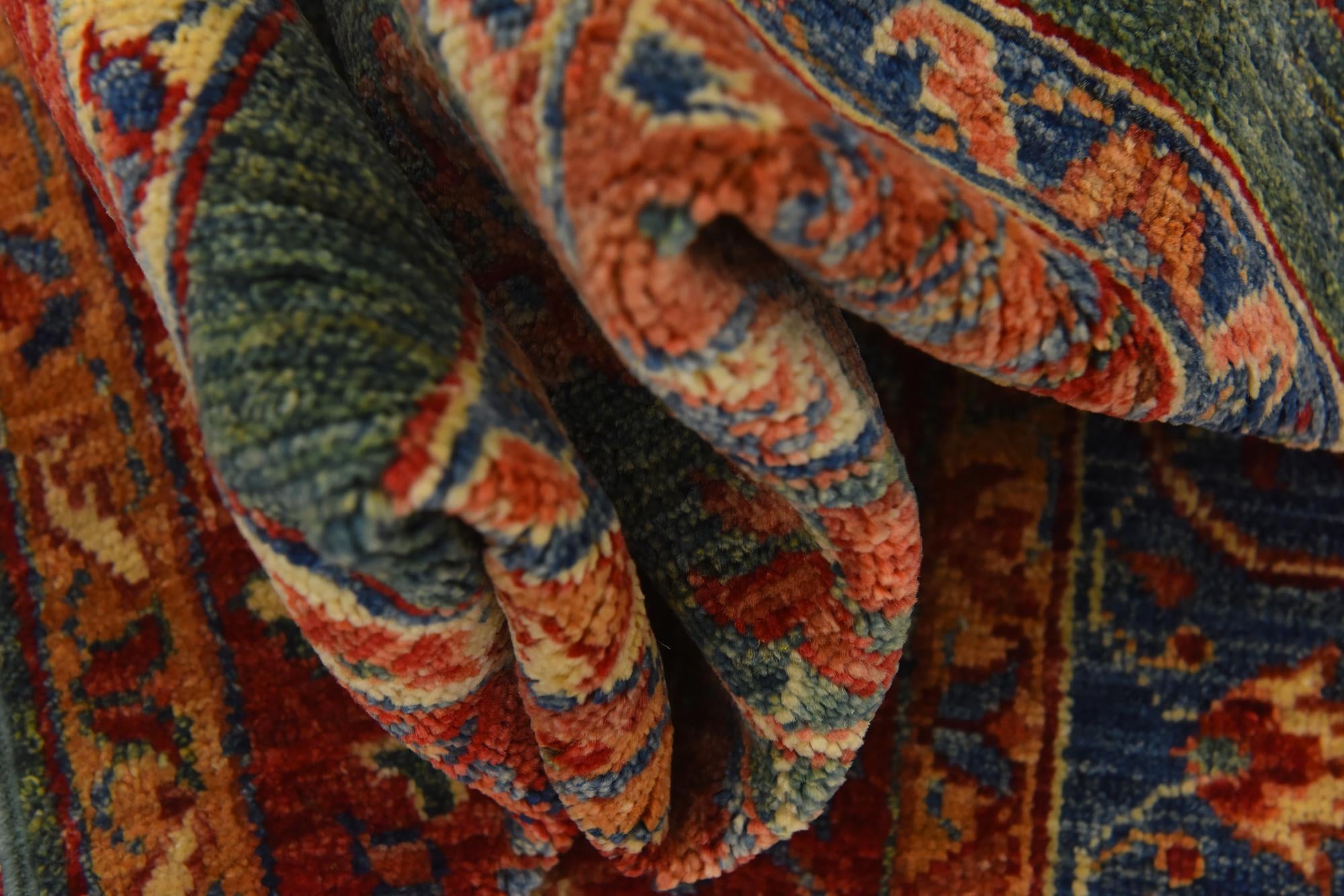 5' 8 x 8' Hand Knotted Ariana Ziegler Rug