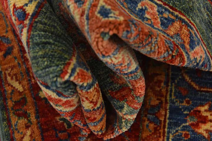5' 8 x 8' Hand Knotted Ariana Ziegler Rug