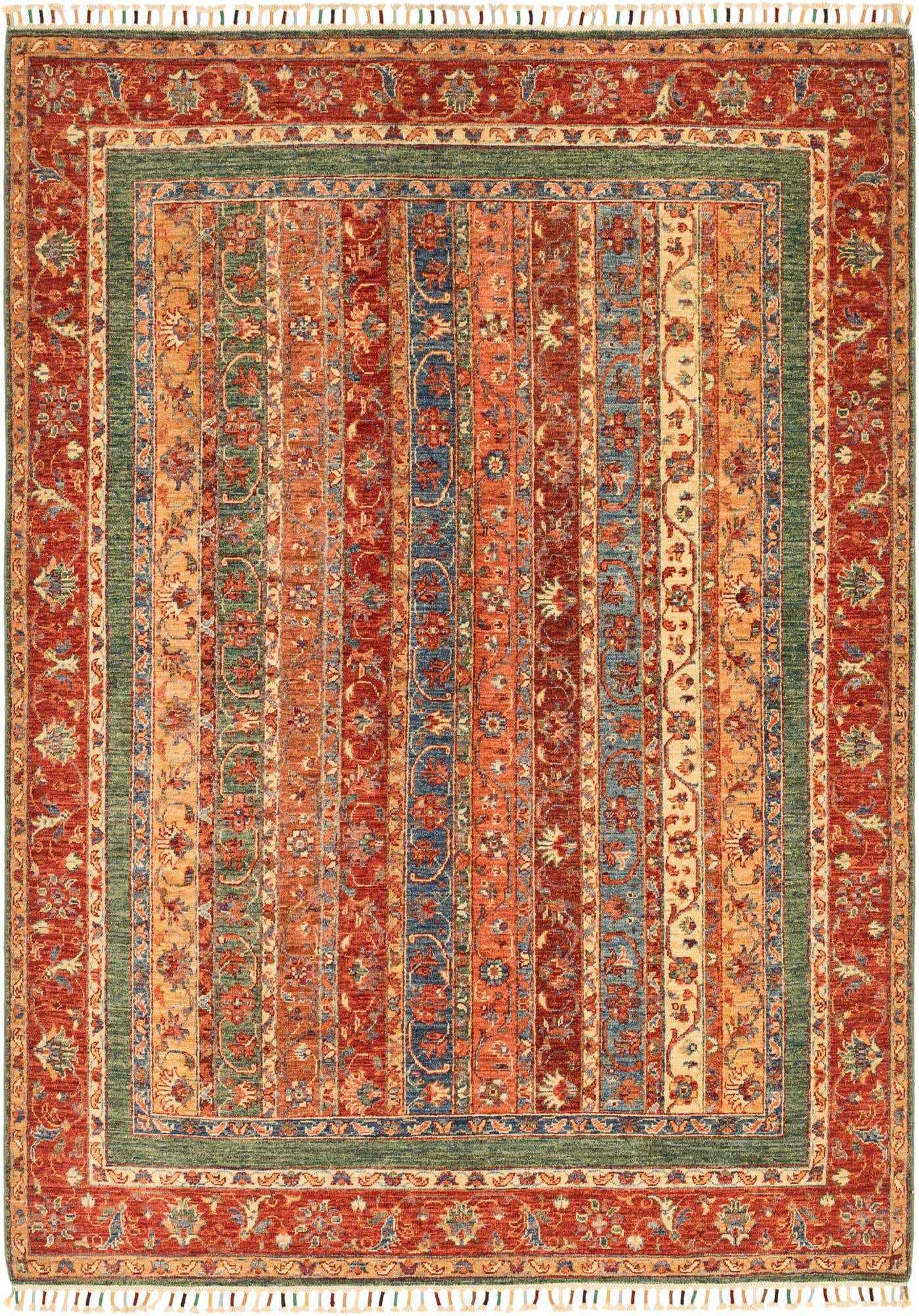 5' 8 x 8' Hand Knotted Ariana Ziegler Rug