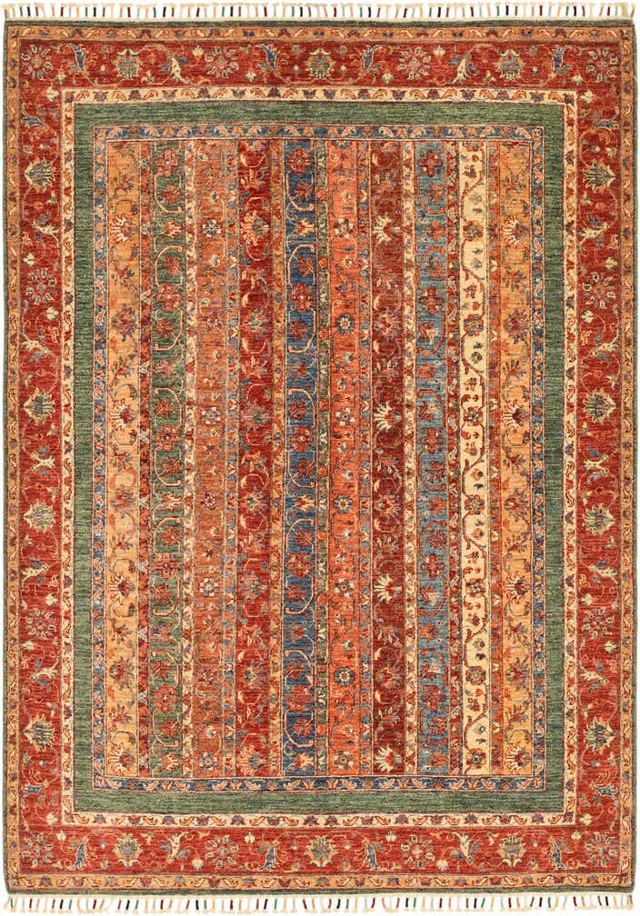 5' 8 x 8' Hand Knotted Ariana Ziegler Rug