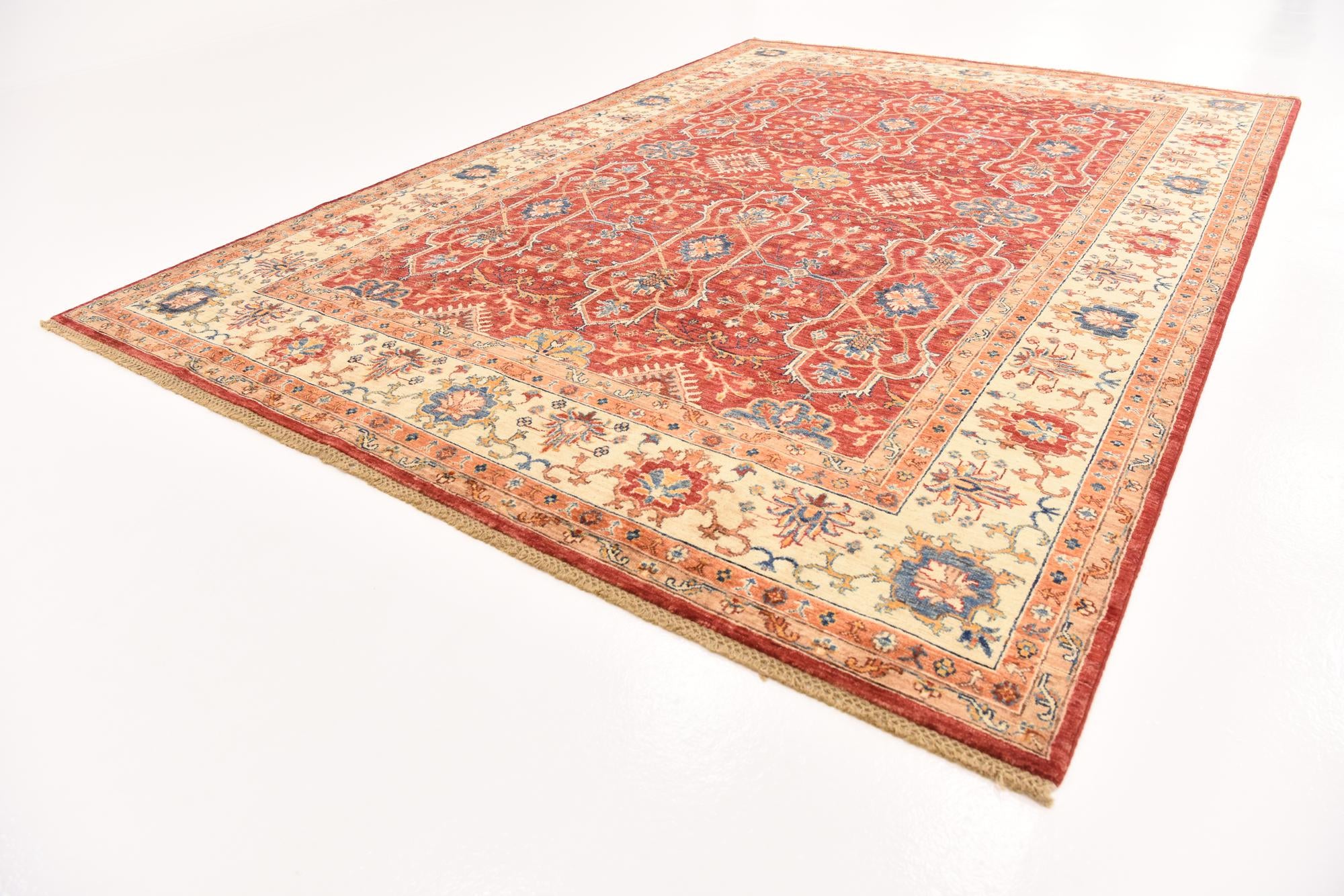 7' x 10' 2 Hand Knotted Ariana Ziegler Rug