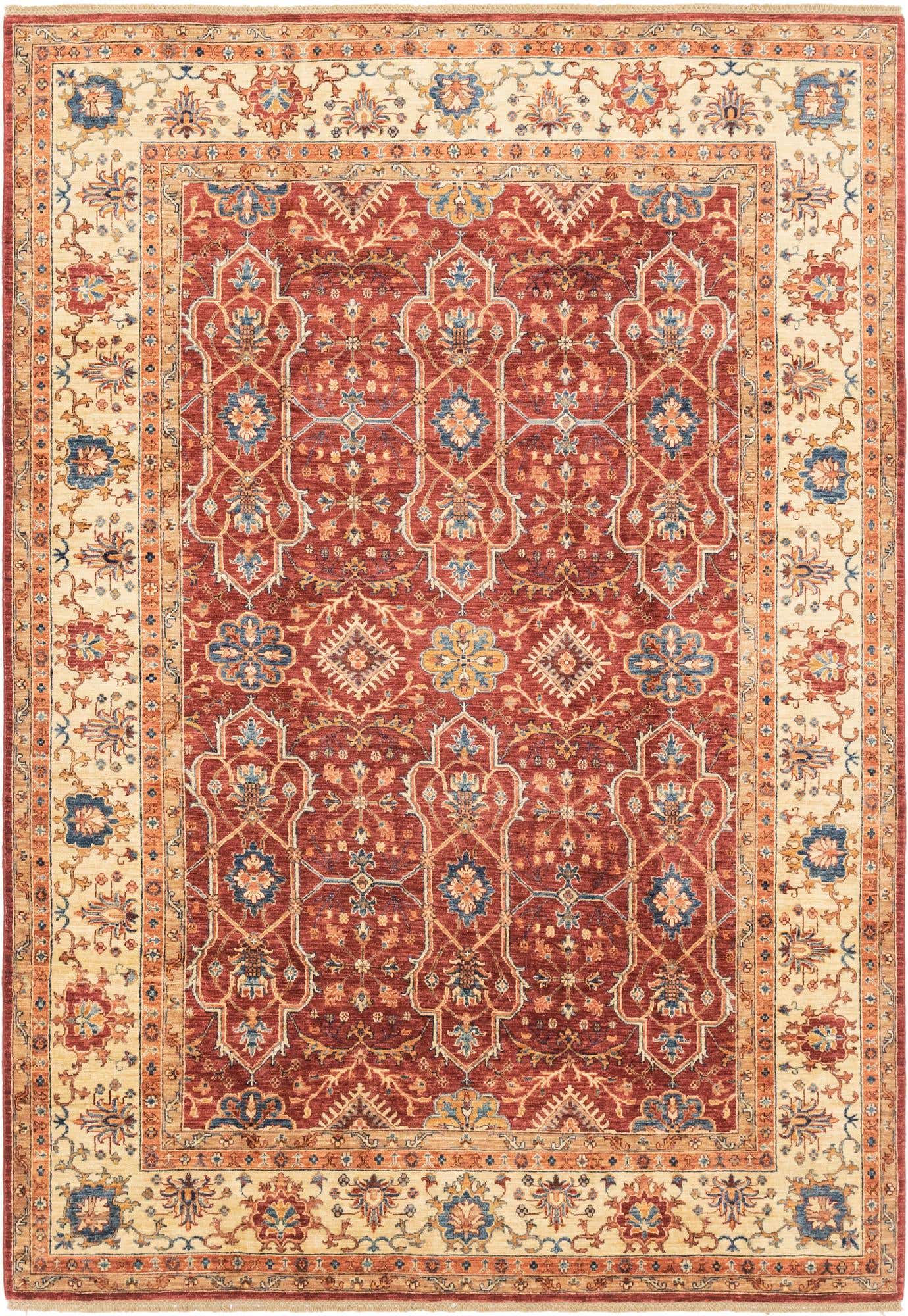7' x 10' 2 Hand Knotted Ariana Ziegler Rug