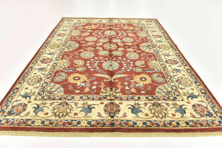 5' 7 x 7' 8 Hand Knotted Ariana Ziegler Rug