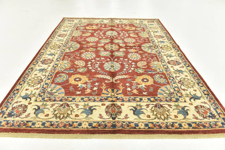 Detail image of 5' 7 x 7' 8 Hand Knotted Ariana Ziegler Rug