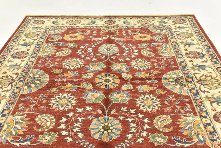 Detail image of 5' 7 x 7' 8 Hand Knotted Ariana Ziegler Rug